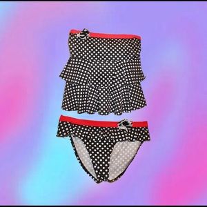 Ruffle Tankini Bikini Set Kenneth Cole